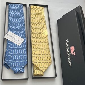 Vineyard Vines Blue and Yellow Men's Ties